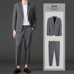 Bộ đồ vest nam lịch lãm nhẹ nhàng phong cách Hàn Quốc