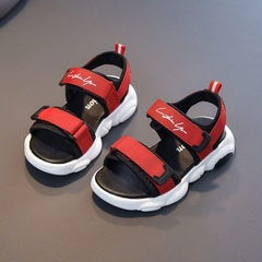 Giày sandal hở mũi kiểu dáng đơn giản chống trơn trượt dành cho bé trai
