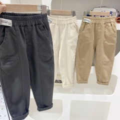 Quần kaki lưng chun phong cách Hàn Quốc cho bé trai