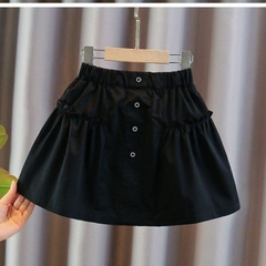 Chân váy phối cúc thời trang phong cách Hàn Quốc dành cho bé gái