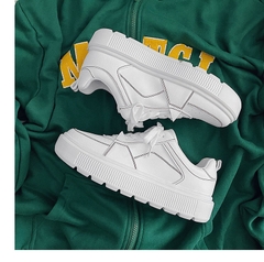 Giày sneaker nam kiểu ulzzang phối họa tiết đơn giản