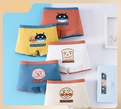 Combo 5 quần lót boxer cotton nguyên chất in hình cho bé trai
