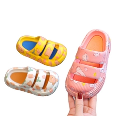 Dép UNMUN in hoạt hình dễ thương đế dày tránh trơn trượt cho bé gái
