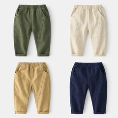 Quần kaki cotton mềm mại thoải mái phong cách Hàn Quốc cho bé trai