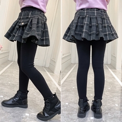 Quần legging giả váy có lớp nhung dày thời trang kiểu dáng mới dành cho bé gái