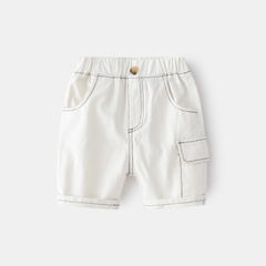 Quần short kaki túi hộp đơn giản cho bé trai