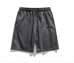 Đồ bộ nam cổ polo in chữ chất mềm mịn phong cách Hàn Quốc