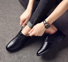 Giày da nam đế mềm dẻo chống trượt kiểu dáng thể thao thoải mái
