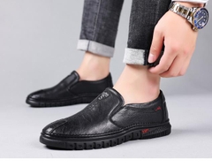 Giày da kiểu công sở đế siêu mềm dành cho nam