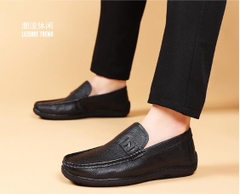 Giày da bò kiểu dáng slip-on công sở dành cho nam