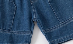 Quần short denim thoáng mát phối túi đơn giản cho bé trai