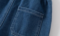 Quần short denim thoáng mát phối túi đơn giản cho bé trai