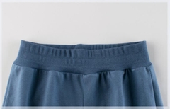 Bộ đồ cotton hai mảnh ngắn tay in chữ phong cách Hàn Quốc cho bé trai