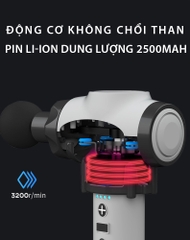 Booster E - 9 Mức Độ - 6 Đầu Massage- Máy Massage Thư Giãn Cơ Bắp