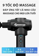 Booster E - 9 Mức Độ - 6 Đầu Massage- Máy Massage Thư Giãn Cơ Bắp
