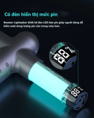 MÁY MASSAGE BOOSTER LIGHSABER AI INSIDE - 6 ĐẦU MASSAGE - Công Suất 126W