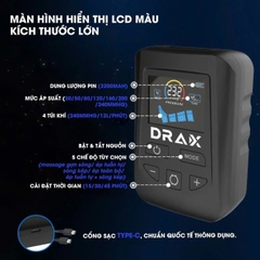 Máy Massage Nén Khí DRAX A1 Phục Hồi Cơ Chân Chuyên Sâu