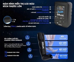 Máy Massage Nén Khí DRAX A1 Phục Hồi Cơ Chân Chuyên Sâu