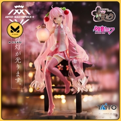 MÔ HÌNH Hatsune Miku - Vocaloid - Artist MasterPiece AMP - Sakura Lantern ver. (Taito) FIGURE CHÍNH HÃNG
