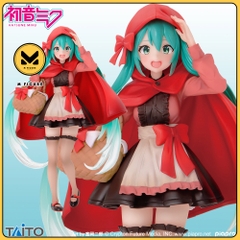 MÔ HÌNH Hatsune Miku -  Piapro Characters -  Hatsune Miku Wonderland Figure - Red Riding Hood (Taito) FIGURE CHÍNH HÃNG