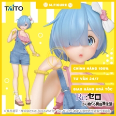 MÔ HÌNH Rem - Re:Zero - Precious Figure - Original Salopette Mizugi Ver. , Renewal (Taito) FIGURE CHÍNH HÃNG