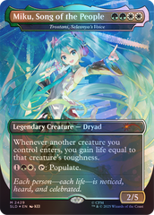 THẺ BÀI Hatsune Miku x Secret Lair - Magic: the Gathering - Commander Deck (Wizard of the Coast) CARD CHÍNH HÃNG