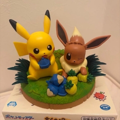 MÔ HÌNH Eievui - Pikachu - Pokemon - MoguMogu Time (Bandai Spirits) FIGURE CHÍNH HÃNG
