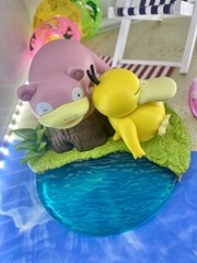 MÔ HÌNH Koduck & Yadon - Pokemon - Kutsurogi Time (Bandai Spirits) FIGURE CHÍNH HÃNG