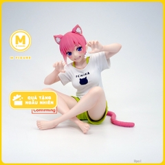 MÔ HÌNH Gotoubun no Hanayome ∬ - Nakano Ichika - Desktop Cute - Cat Room Wear Ver. (Taito) CHÍNH HÃNG