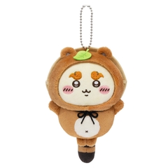 Bông Chiikawa - Zettai Tanuki Damon Kuji (C prize) - Plush Mascot (Gray Parka Service) Plushie CHÍNH HÃNG