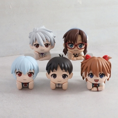 [PRE ORDER] Blind Box Rebuild of Evangelion - Rirakoro Mascot Figure Collection, 5 Piece Box ( Movic )Plushie CHÍNH HÃNG