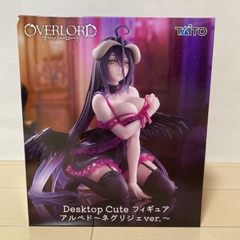 MÔ HÌNH Albedo - Overlord - Desktop Cute - Negligee ver. (Taito) FIGURE CHÍNH HÃNG