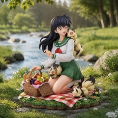 [PRE ORDER] MÔ HÌNH Kagome Higurashi & Kirara - Inuyasha (LS Studio) FIGURE CHÍNH HÃNG