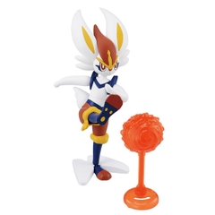 MÔ HÌNH Aceburn (Cinderace) - Pocket Monsters - Pokémon Plamo (50) (Bandai Spirits) FIGURE CHÍNH HÃNG