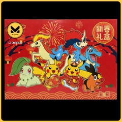 THẺ BÀI Pokemon -Festival Gift Box - Năm Mới (The Pokemon Company) PACK CARD CHÍNH HÃNG