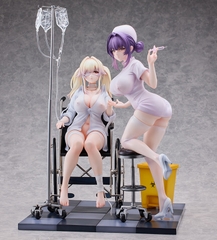 MÔ HÌNH Moehime Union - Yuri & Stella: Yuri & Stella Hospital ver. Set 1/4 Complete Figure(HOTVENUS) FIGURE CHÍNH HÃNG