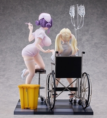 MÔ HÌNH Moehime Union - Yuri & Stella: Yuri & Stella Hospital ver. Set 1/4 Complete Figure(HOTVENUS) FIGURE CHÍNH HÃNG