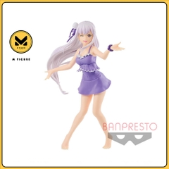 MÔ HÌNH Emilia - Re:Zero kara Hajimeru Isekai Seikatsu - EXQ Figure (Bandai Spirits) FIGURE CHÍNH HÃNG
