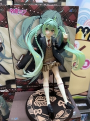 MÔ HÌNH Hatsune Miku - Vocaloid - Hatsune Miku Fashion Series - Preppy (Taito) FIGURE CHÍNH HÃNG