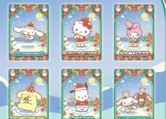 THẺ BÀI Sanrio Characters - Winter Celebration - Polaroid Tranding Card (Kabao) PACK CARD CHÍNH HÃNG