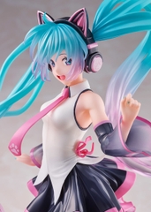 MÔ HÌNH Hatsune Miku - Artist MasterPiece AMP - Birthday 2021, Happy Cat (Taito) FIGURE CHÍNH HÃNG