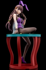 MÔ HÌNH 1/6 scaled pre-painted figure of The Demon Sword Master of Excalibur Academy Elfine Phillet wearing flower's purple bunny costume with Nip Slip Gimmick System(Nippon Columbia) FIGURE CHÍNH HÃNG