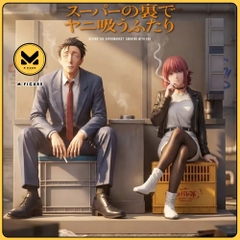 [PRE ORDER] MÔ HÌNH Sasaki & Yamada - Smoking Behind the Supermarket with You  (Saoirse Studio) FIGURE CHÍNH HÃNG