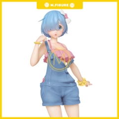 MÔ HÌNH Rem - Re:Zero - Precious Figure - Original Salopette Mizugi Ver. , Renewal (Taito) FIGURE CHÍNH HÃNG