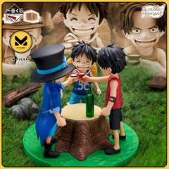 MÔ HÌNH Monkey D. Luffy & Ace & Sabo - Ichiban Kuji One Piece Dramatic Memories (A Prize) (Bandai Spirits) FIGURE CHÍNH HÃNG