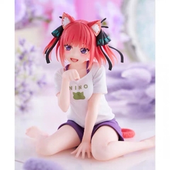 MÔ HÌNH Nakano Nino - Gotoubun no Hanayome ∬ - Desktop Cute - Cat Room Wear Ver. (Taito) FIGURE CHÍNH HÃNG