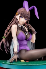 MÔ HÌNH 1/6 scaled pre-painted figure of The Demon Sword Master of Excalibur Academy Elfine Phillet wearing flower's purple bunny costume with Nip Slip Gimmick System(Nippon Columbia) FIGURE CHÍNH HÃNG