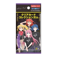 THẺ BÀI Bocchi Za Roku Clear Card Collection with Gum First Press Limited Box PACK CARD CHÍNH HÃNG