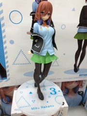 MÔ HÌNH Nakano Miku - Gotoubun no Hanayome ∬ - Coreful Figure - Seifuku Ver., Renewal (Taito) FIGURE CHÍNH HÃNG