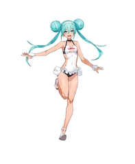 GOOD SMILE Racing - Hatsune Miku - Racing Miku 2022 Tropical Maid Ver. (Bandai Spirits)